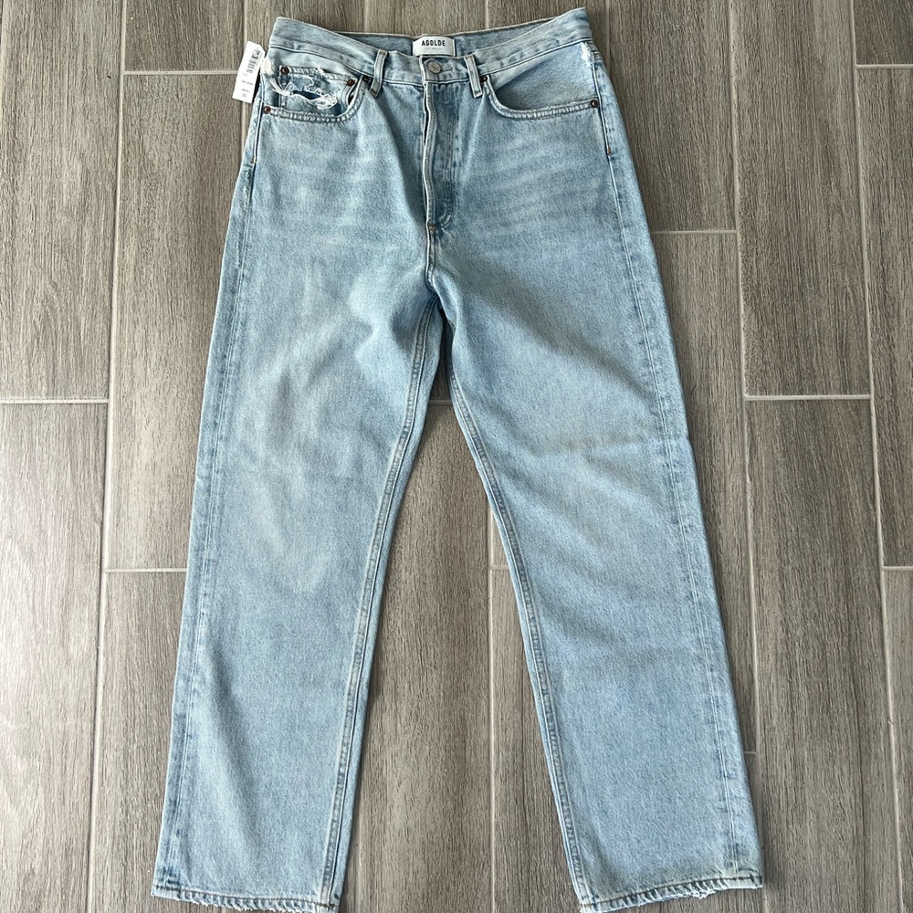 Agolde 90s Mid Rise Loose Fit Women’s Jeans in Snapshot